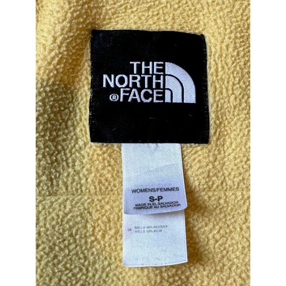 Vintage The North Face Denali Jacket/Fleece, Womens small, yellow Fleece - Picture 3 of 12